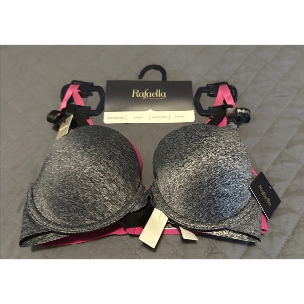 Rafaella  2 Pack underwire Lasercut Bra Size 36C